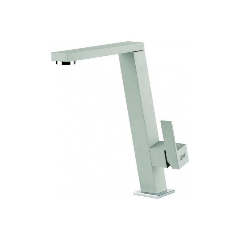 foto del prodotto elleci blade mmkbla79 miscelatore da cucina monocomando, da incasso, metaltek, canna girevole inclinata, 24,7 cm, alluminio