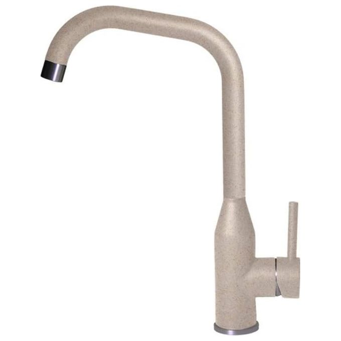 foto del prodotto elleci dora mgkdor51 miscelatore da cucina monocomando, da incasso, granitek, canna girevole, 36 cm, avena