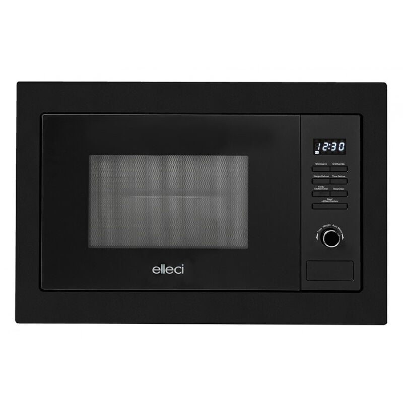 foto del prodotto elleci forno a microonde plano mw g40 fgsp28140ws. posizionamento dell apparecchio da incasso, tipo di prodotto microonde combinato, display