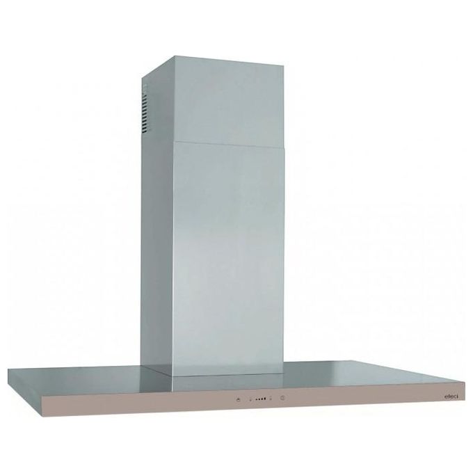 foto del prodotto elleci kgp90043vst plano cappa a parete, aspirante, 90 cm, 680 m h, classe a, 69 db, touch control, 3 1 velocita , booster, indicatore saturazione filtro, led, tortora