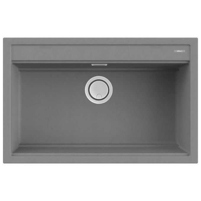 foto del prodotto elleci lavello best 130 79x51cm 1 vasca titanium 73