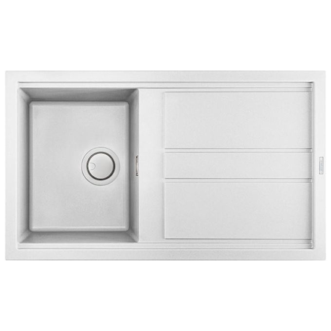 foto del prodotto elleci lgb40068 best 400 lavello granitek gocciolatoio reversibile 1 vasca 86 cm titano