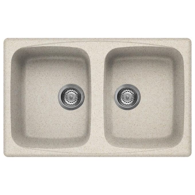 foto del prodotto elleci lgm35051 master 350 lavello granite 2 vasche 79 cm avena