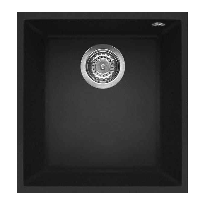 foto del prodotto elleci lgq10040bso quadra 100 lavello granitek 1 vasca 41 cm nero