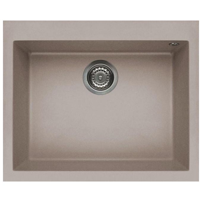 foto del prodotto elleci lgq11043 quadra 110 lavello granitek 1 vasca 61 cm tortora