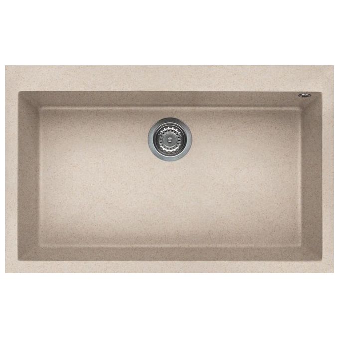 foto del prodotto elleci lgq13051 quadra 130 lavello granitek 1 vasca 79 cm avena