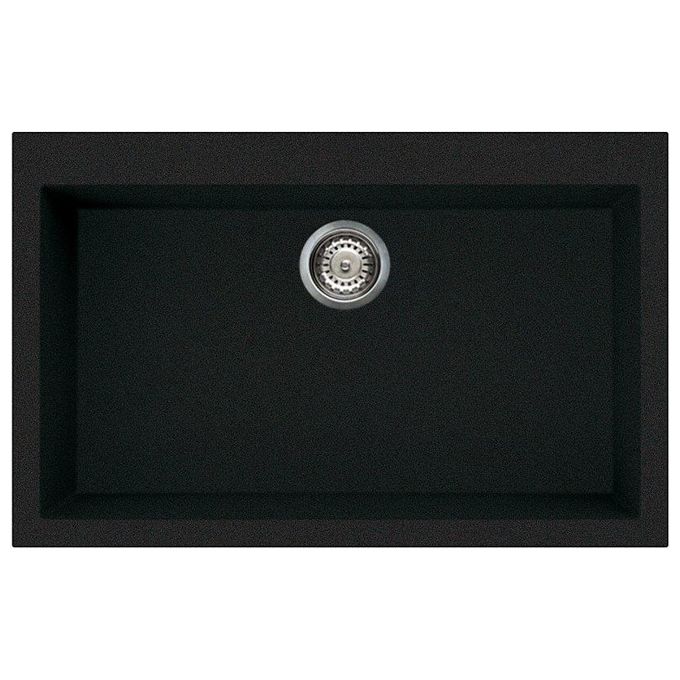 foto del prodotto elleci lgq13059 quadra 130 lavello granitek 1 vasca 79 cm antracite