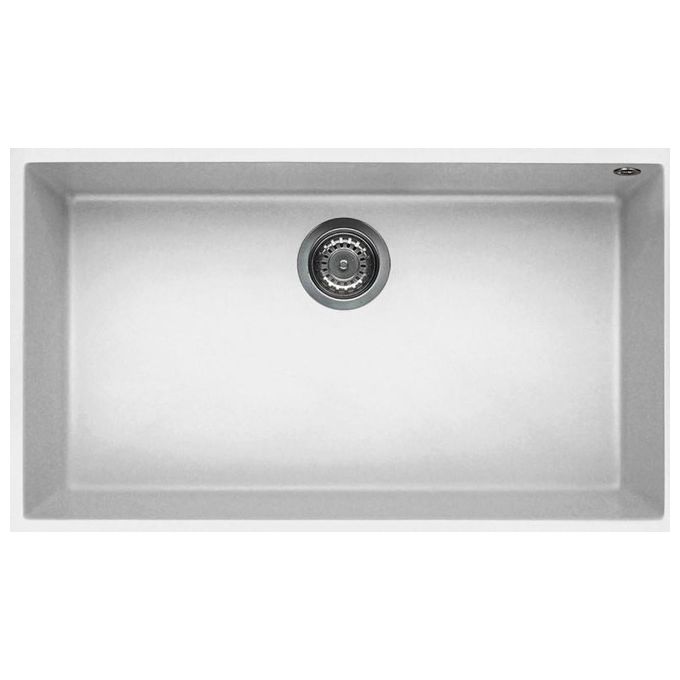 foto del prodotto elleci lgq13068bso quadra 130 lavello granitek 1 vasca 75.5 cm titano