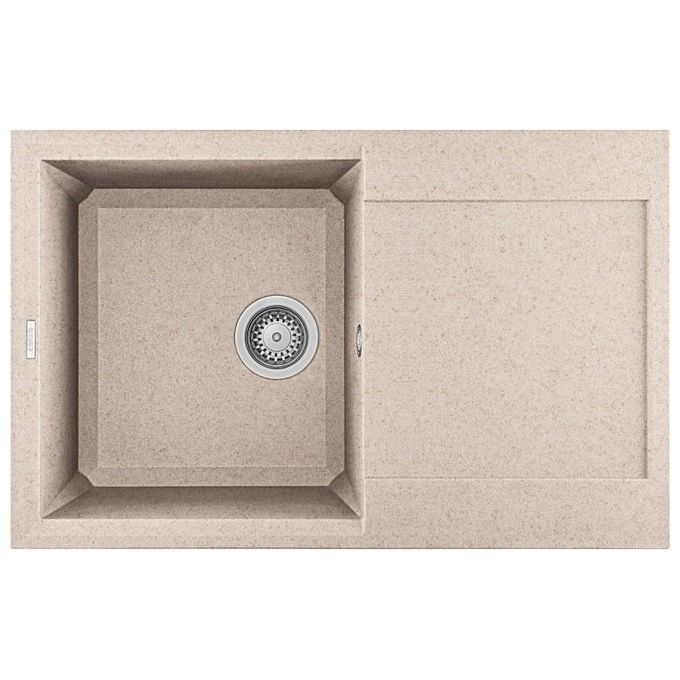 foto del prodotto elleci lgy30051 easy 300 lavello granitek gocciolatoio reversibile 1 vasca 79 cm avena
