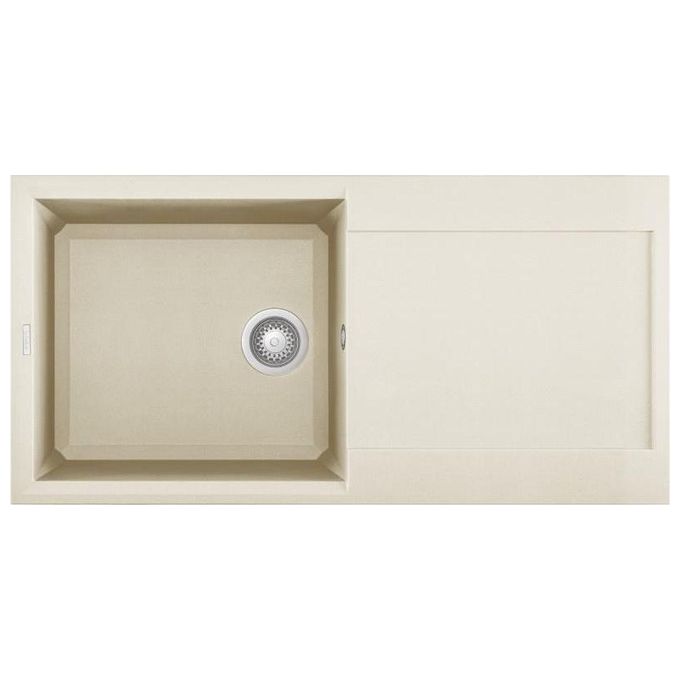 foto del prodotto elleci lgy48062 easy 480 lavello granitek gocciolatoio reversibile 1 vasca 100 cm antracite