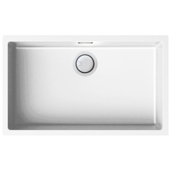 foto del prodotto elleci lkz13096 zen 130 lavello keratek 1 vasca 76 cm bianco