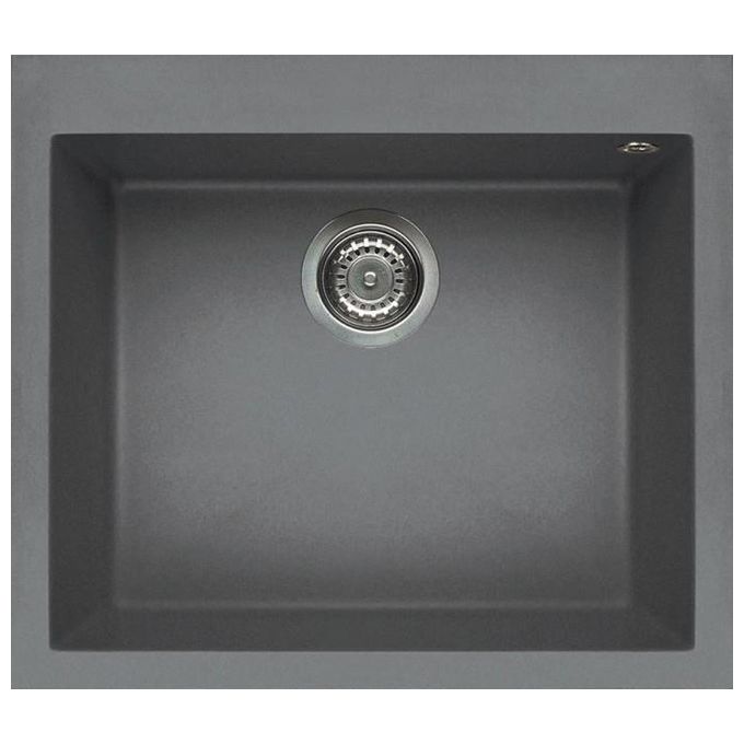 foto del prodotto elleci lmq10573 quadra 105 lavello metaltek 1 vasca 57 cm titanio