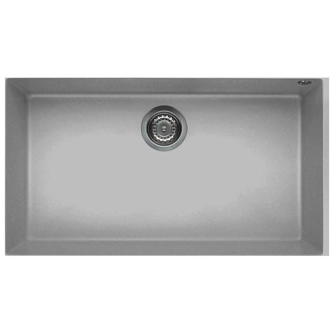 foto del prodotto elleci lmq13079bso quadra 130 lavello granitek 1 vasca 75 cm alluminio