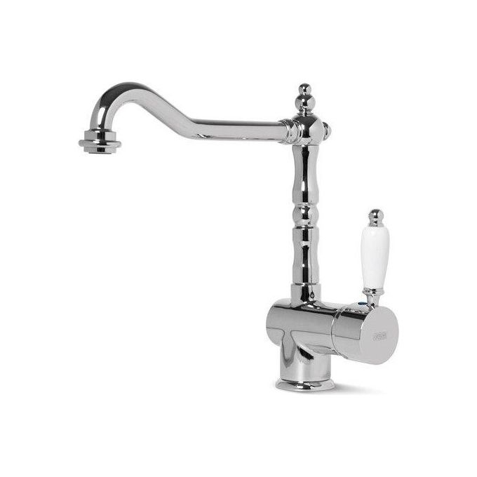foto del prodotto elleci mikriocr rio miscelatore monocomando con canna alta girevole classic cromato