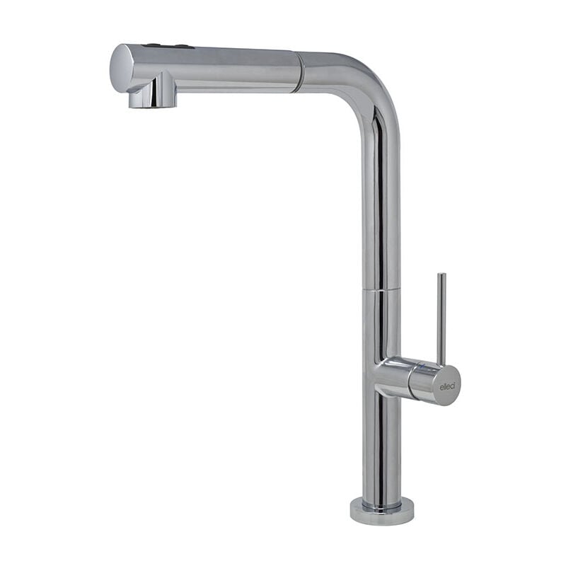 foto del prodotto elleci rubinetto miscelatore cucina flux cromata cromato mikflucr