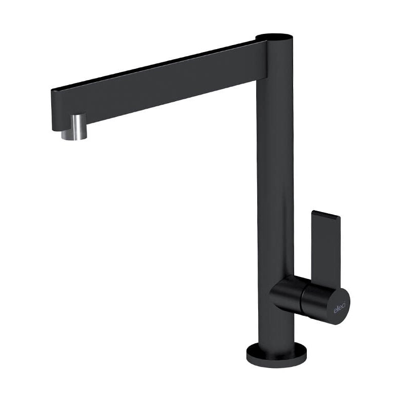 foto del prodotto elleci rubinetto miscelatore cucina tema keratek plus black nero assoluto mkktem86