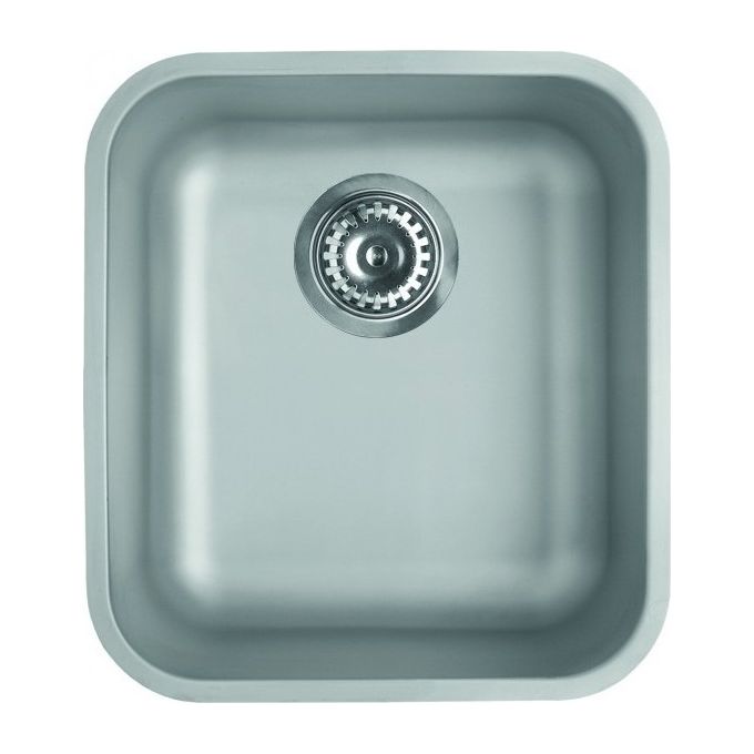 foto del prodotto elleci space 340 r50 lic340sacpun lavello sottotop 1 vasca, acciaio inox satinato, 43,6x43,6 cm, sottotop, inox satinato
