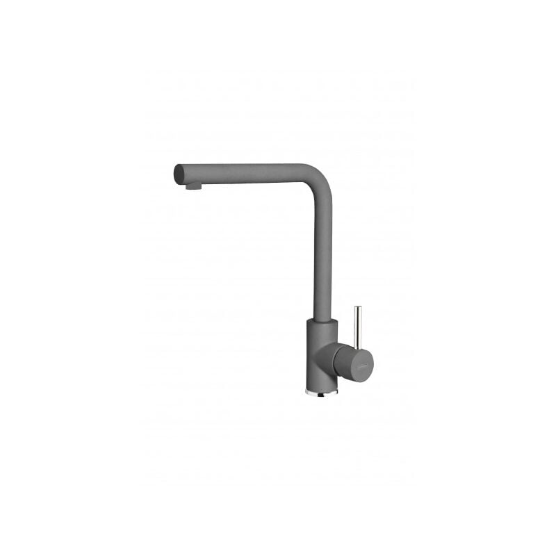 foto del prodotto elleci trail g48. tipo di beccuccio standard, colore del prodotto grigio, materiale del rubinetto granitek. altezza sopra la superficie di