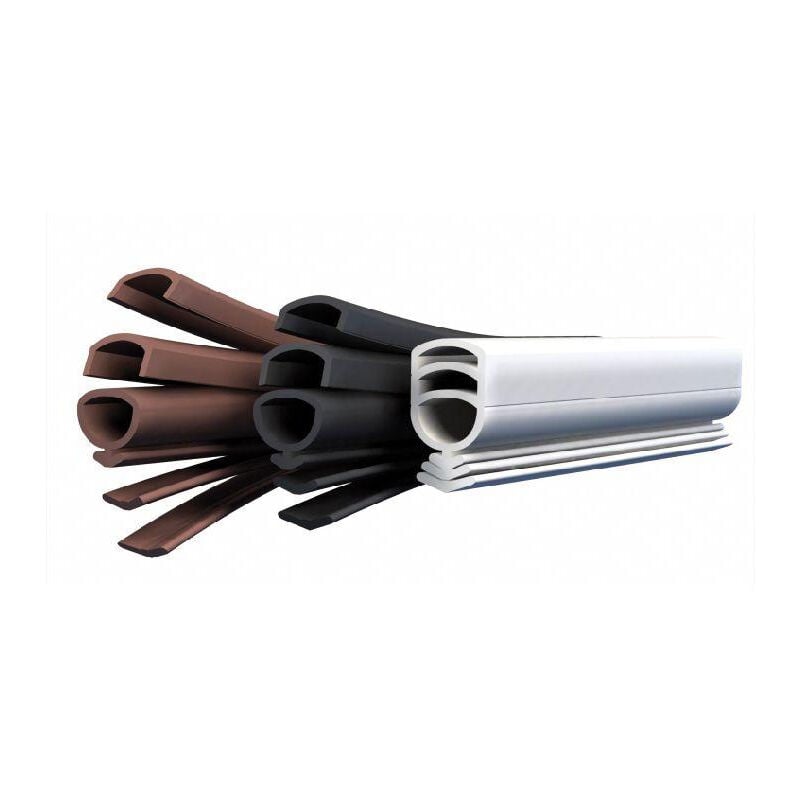 foto del prodotto ellen rotolo da 25 m di guarnizione universale in pvc pelabile elton nero 6111193