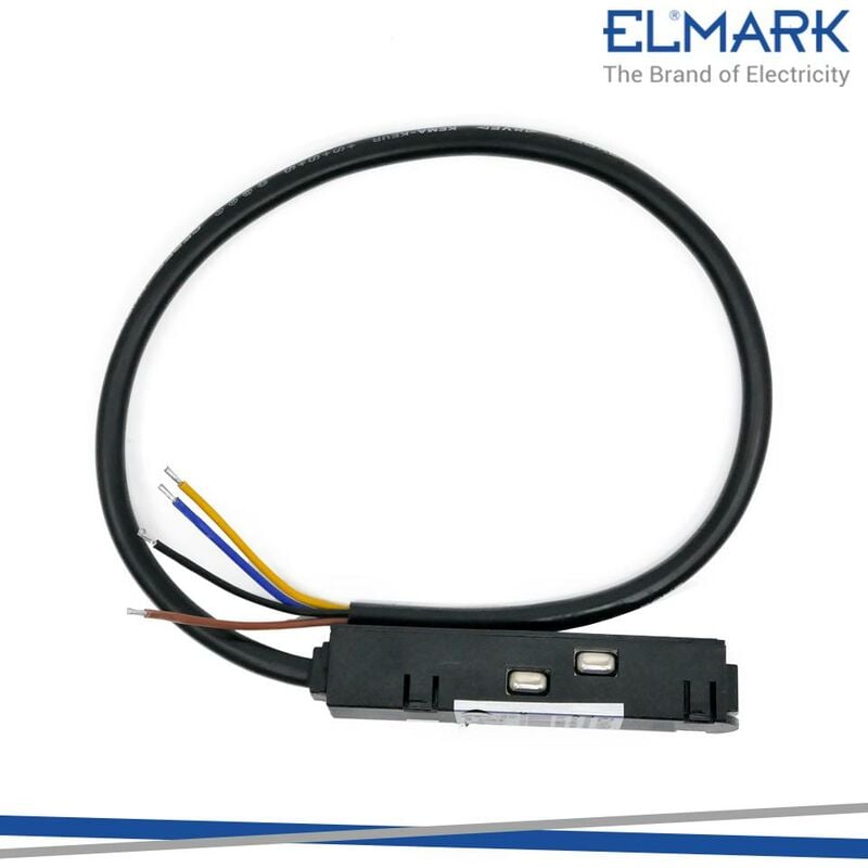 foto del prodotto elmark adattatore alimentazione rail con cavo 4x0.75mm2 0.5m