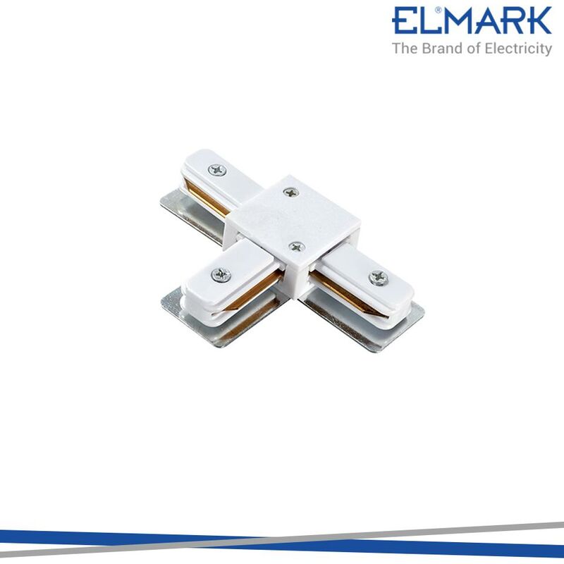 foto del prodotto elmark skyway 130 connettore a t monofase bianco