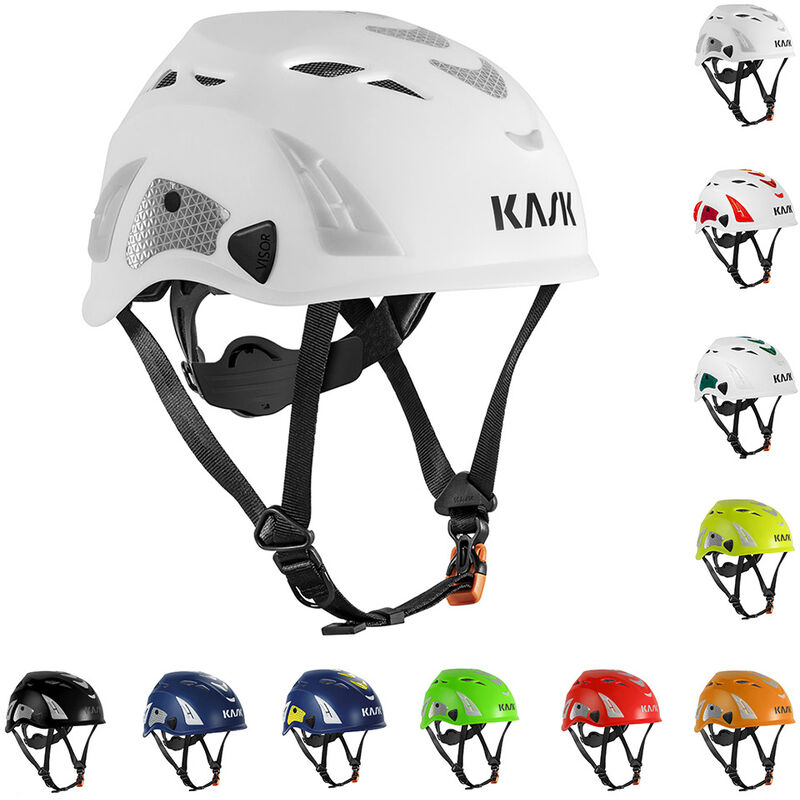 foto del prodotto elmetto da lavoro kask superplasma aq hi viz whe00105 en 397 disponibile in vari colori, bianco