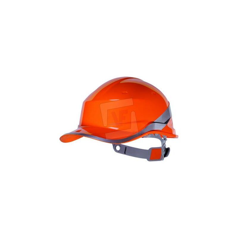 foto del prodotto elmetto di protezione baseball deltaplus fluorescente arancio o giallo