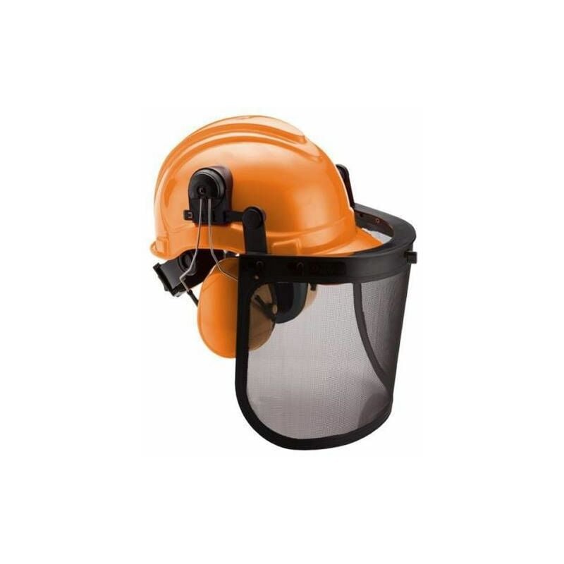 foto del prodotto elmetto protezione cuffie visiera