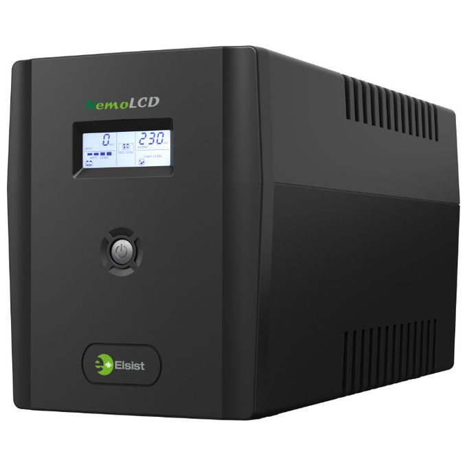 foto del prodotto elsist nemolcd 80 ups gruppo di continuita 0,8 kva linea interattiva per casa ufficio