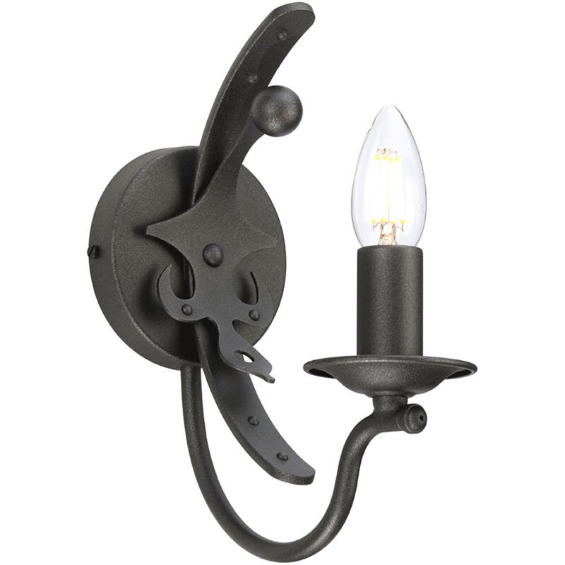 foto del prodotto elstead applique classica windsor acciaio grafite 1 luce e14