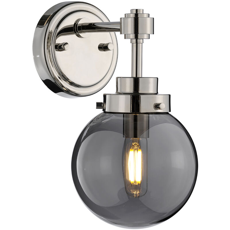 foto del prodotto elstead applique contemporanea kula acciaio nichel lucido vetro 1 luce e14