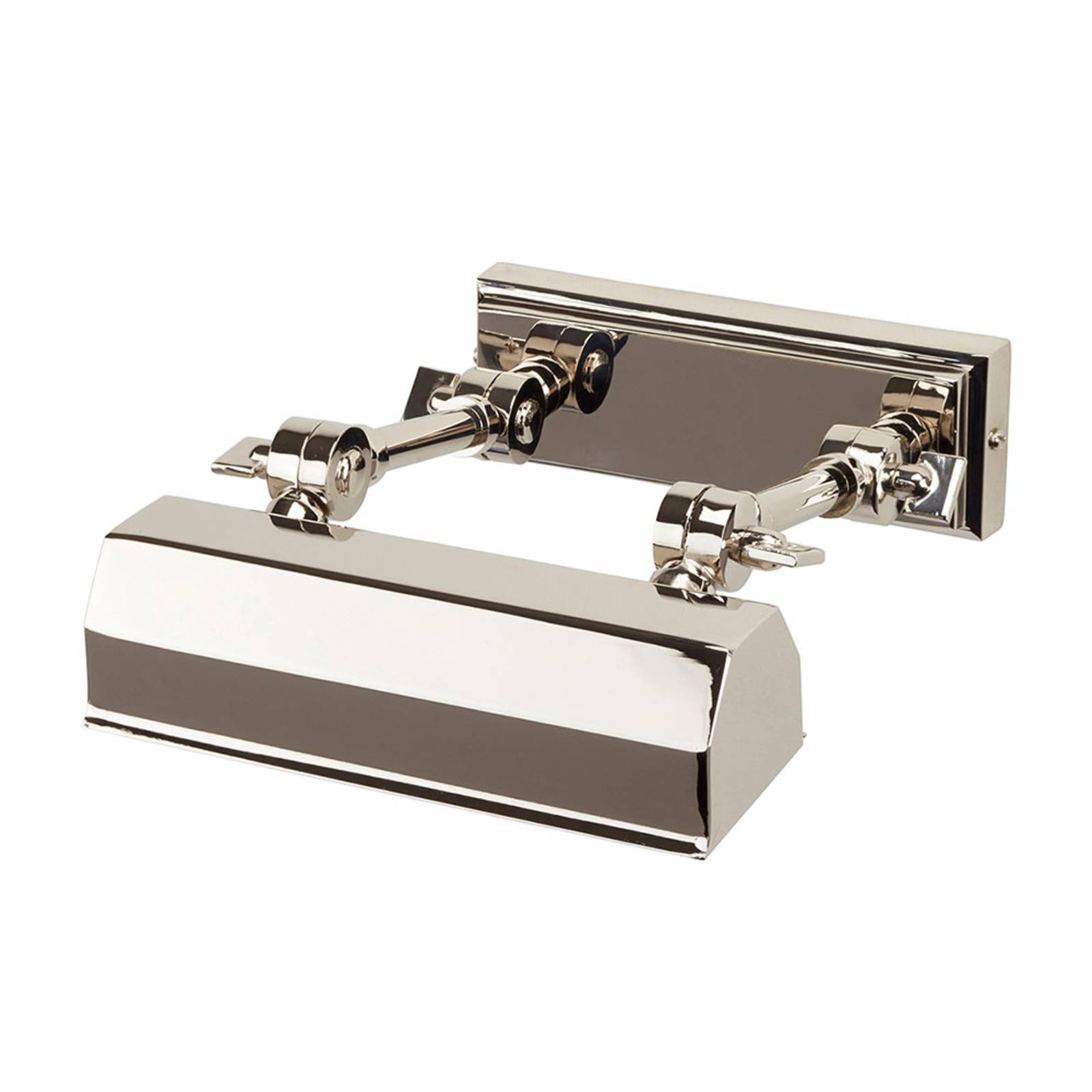 foto del prodotto elstead lampada da quadri chawton, nichel lucido, 18,2 cm