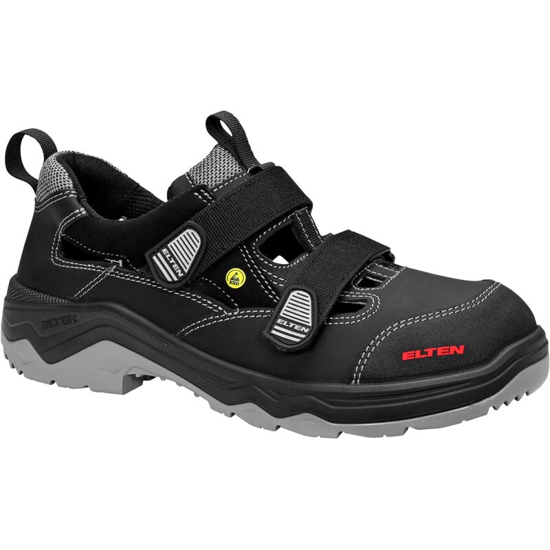 foto del prodotto elten elten sicherheitssandale laslo esd s1p scarpe antinfortunistiche unisex adulto, nero schwarz 1 , 38 eu