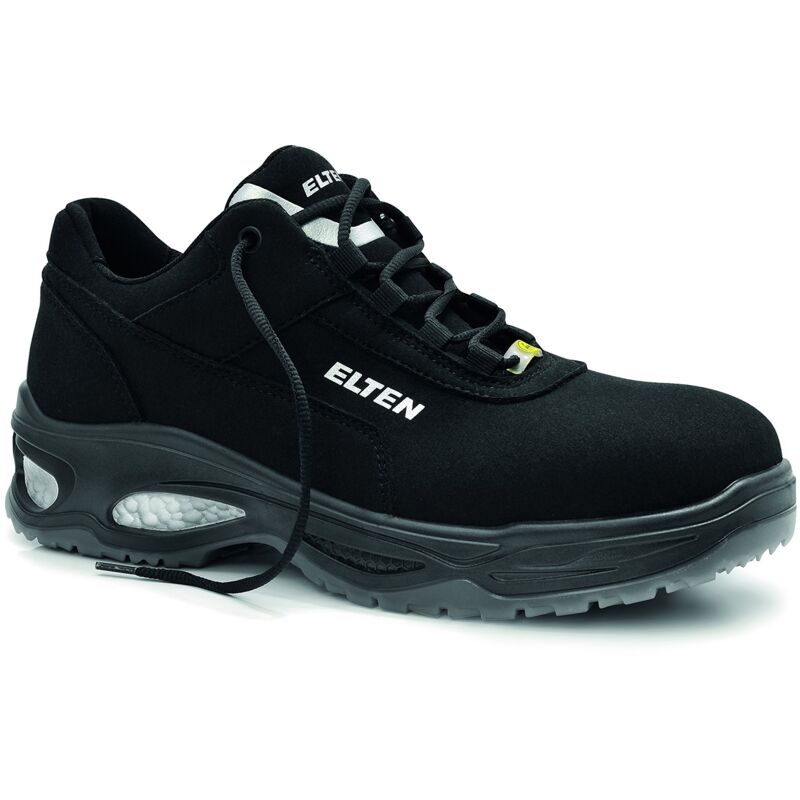 foto del prodotto elten milow low esd s2, scarpe antinfortunistiche da uomo, leggere, puntale in plastica pi leggero del puntale in acciaio , materiale tomaia 