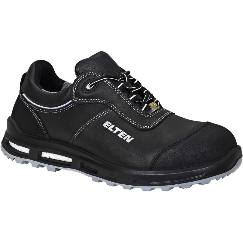 foto del prodotto elten reaction xxt low esd s3s, scarpe antinfortunistiche per uomo e donna, leggere, puntale in plastica, materiale tomaia pelle, fodera interna 