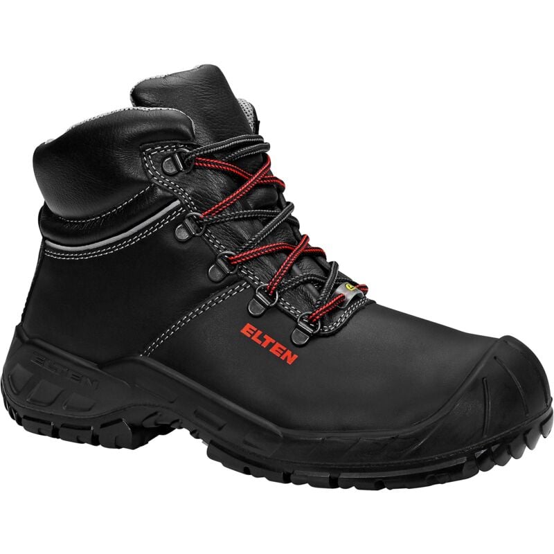 foto del prodotto elten renzo xxw mid esd s3, scarpe antinfortunistiche da uomo, leggere, puntale in acciaio, materiale tomaia pelle, fodera interna tessuto
