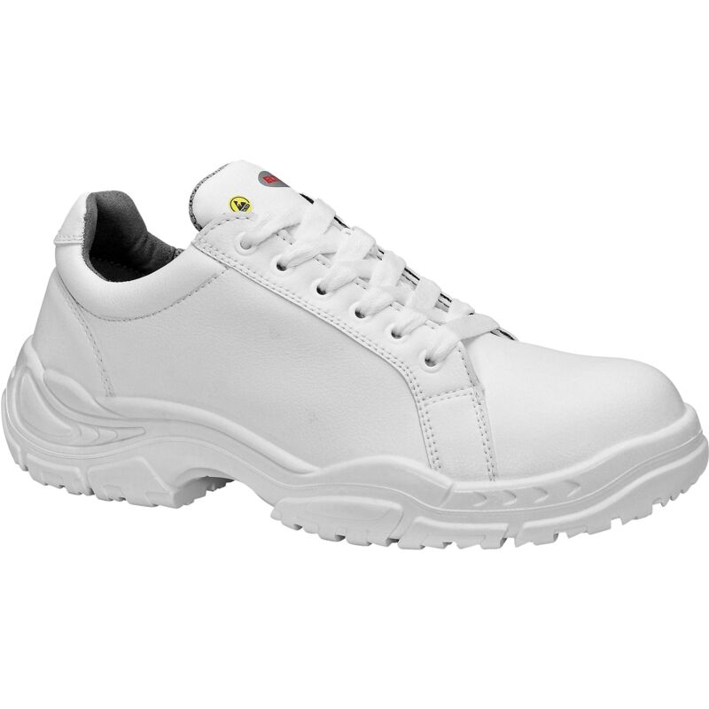foto del prodotto elten scarpe antinfortunistiche white loop low esd s2, donna e uomo, tessuto, puntale in acciaio, leggero, classico, bianco, misura 37