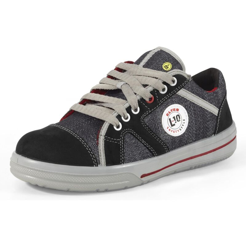 foto del prodotto elten sensation low esd s2, scarpe antinfortunistiche per uomo e donna, leggere, puntale in acciaio, materiale tomaia pelle tessuto, fodera