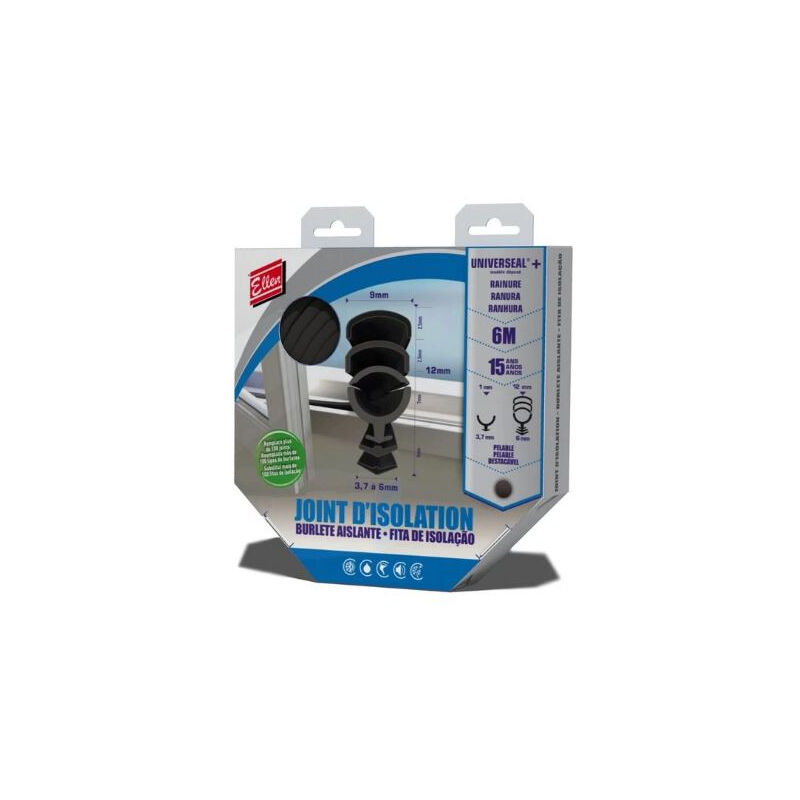 foto del prodotto elton giunto universale scanalatura 6m nero 8000011