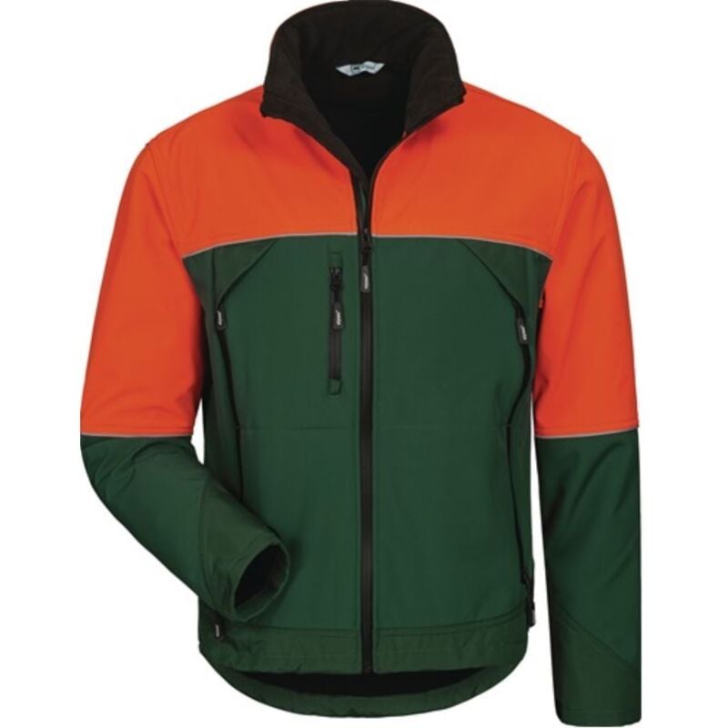 foto del prodotto elysee - giacca forestale sanddorn, softshell,taglial,verde /arancione