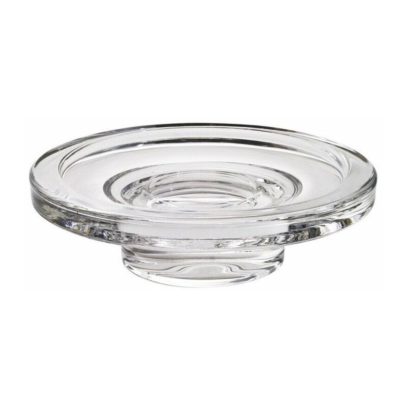 foto del prodotto emco - new waves portasapone in cristallo trasparente