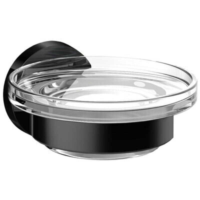 foto del prodotto emco porte savon rond plat en verre cristal, 433013300,