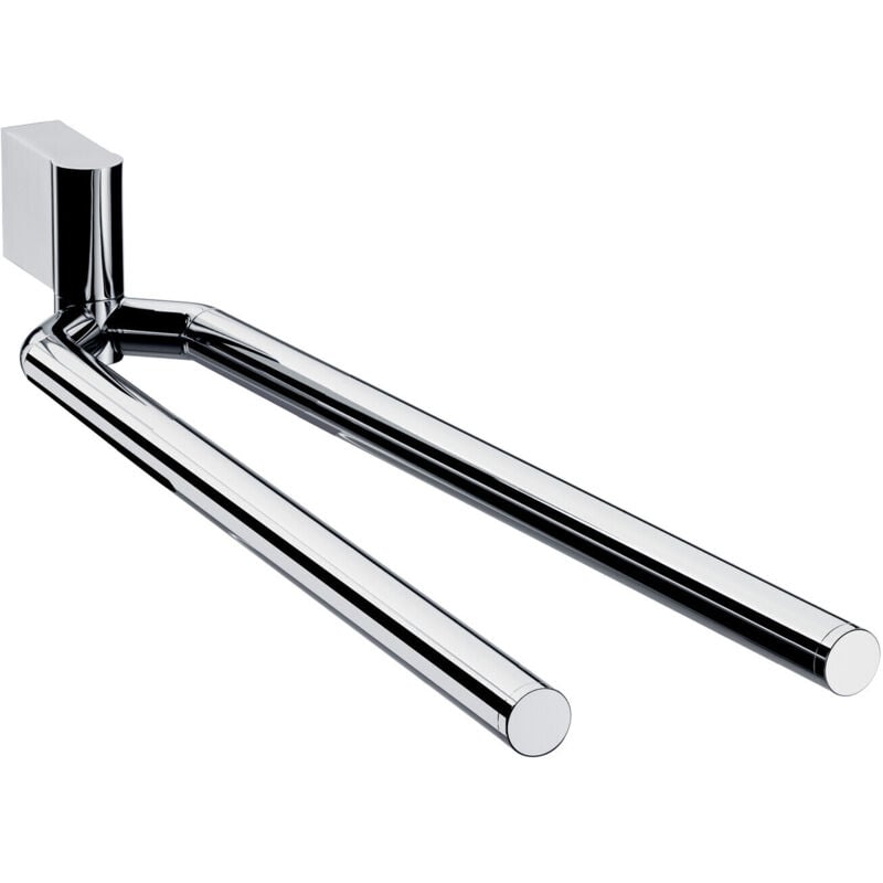 foto del prodotto emco system2 porte serviettes, pivotant, 2 bras, 387mm, chrome,