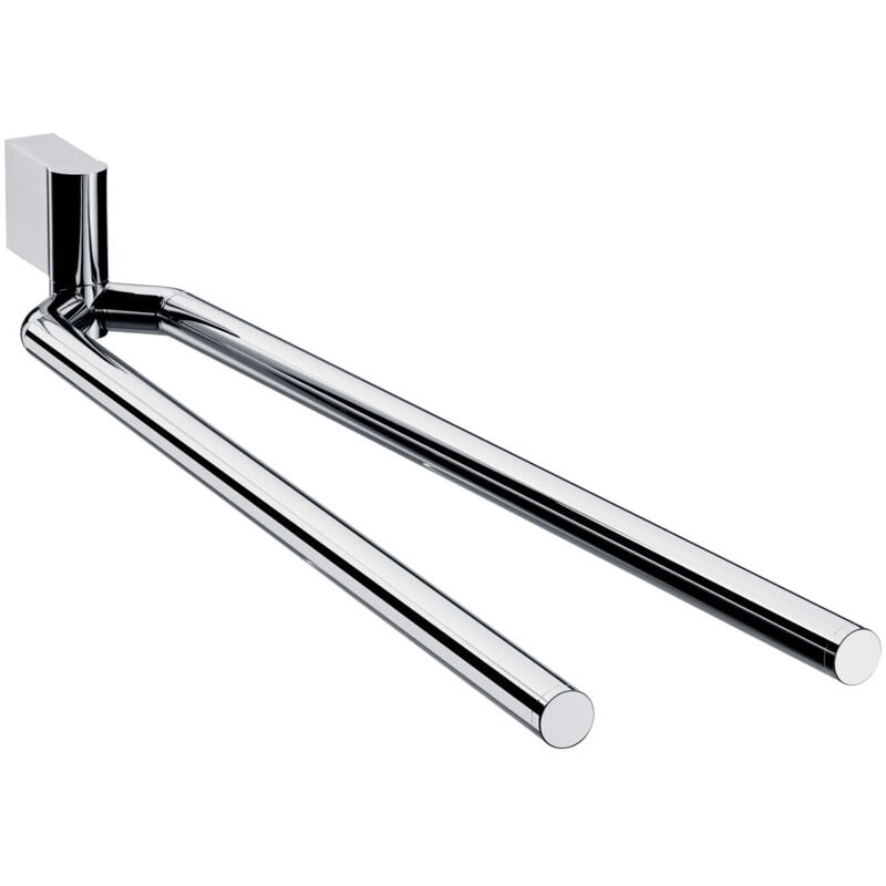 foto del prodotto emco system2 porte serviettes, pivotant, 2 bras, 487mm, chrome,