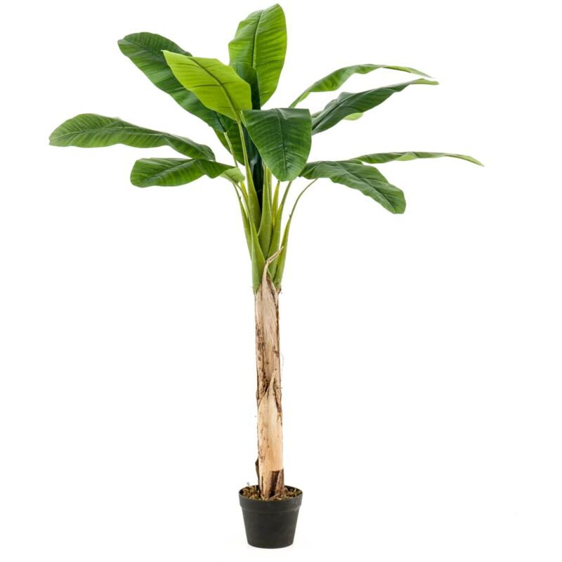 foto del prodotto emerald albero di banane artificiale in vaso 120 cm