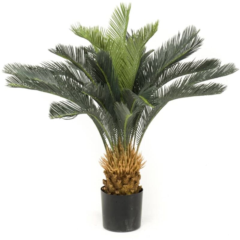 foto del prodotto emerald albero di cycas revoluta artificiale con vaso 80 cm