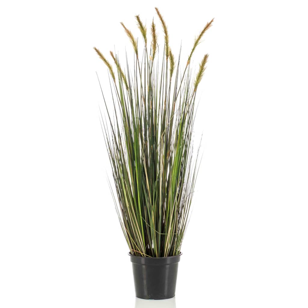foto del prodotto emerald alopecuro erba artificiale autunno in vaso di plastica 90 cmcod mxl 82375