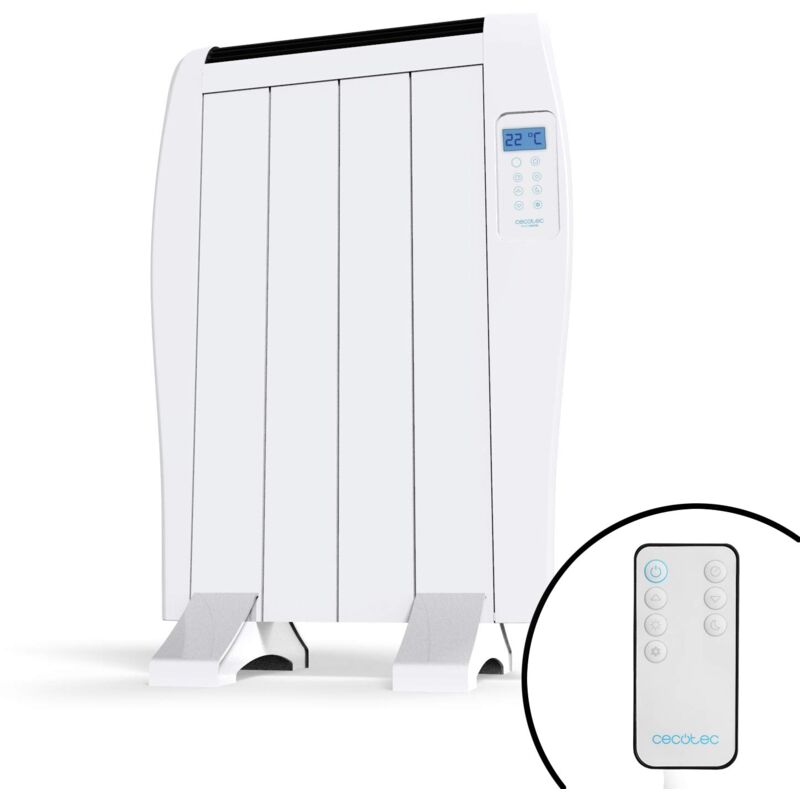 foto del prodotto emettitore termico readywarm 2500 thermal black. 12 elementi e 1800 w, display lcd, telecomando a distanza, timer, selezione della temperatura,