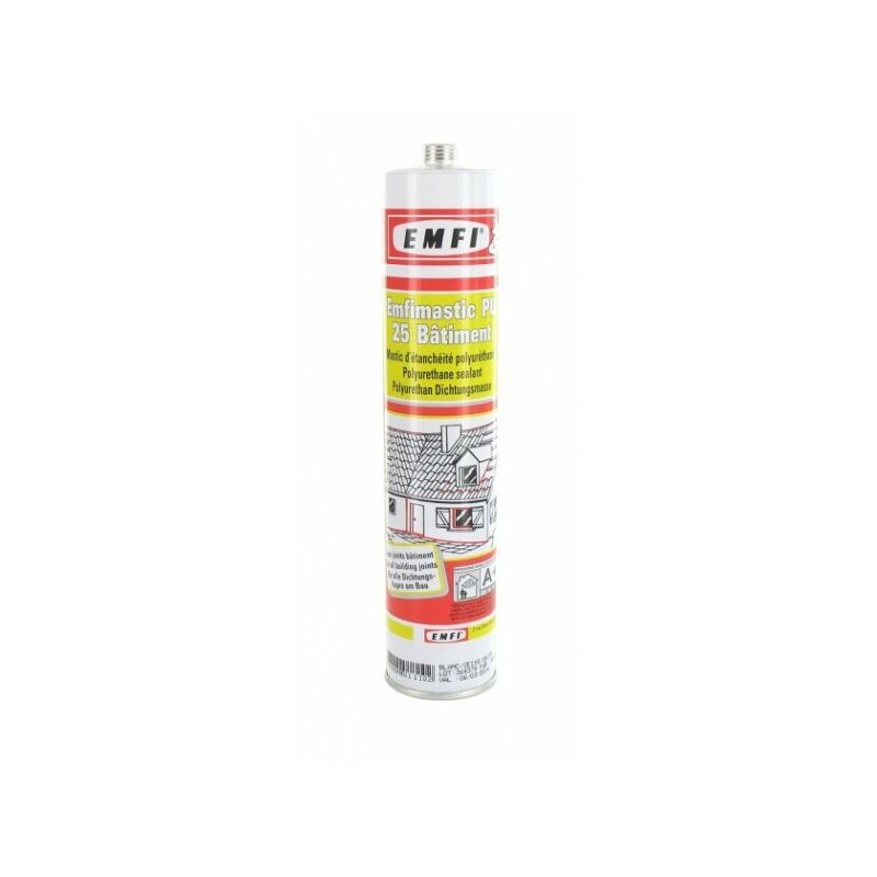 foto del prodotto emfi pu25 stucco poliuretanico sabbia cartuccia 300 ml 74064he085