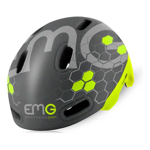 foto del prodotto emg hm 09 casco monopattino bici omologazione eu m grigio